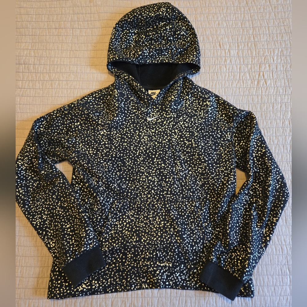 Nike Girls Shiny Star Hoody Size Youth XL